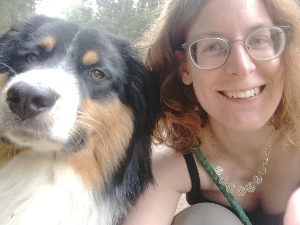 Kiki Sieg und ihr Hund Kektor 2019 in Schweden