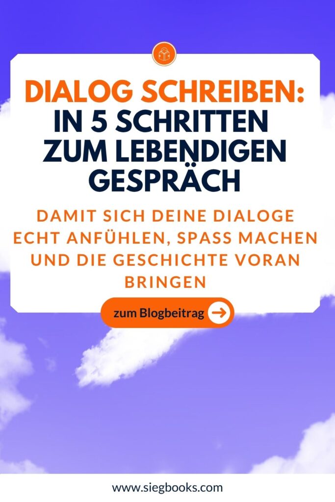 Dialog schreiben: In 5 SchrittEn
zum lebendigen Gespräch Damit sich deine Dialoge echt anfühlen, Spaß machen und die geschichte voran bringen
